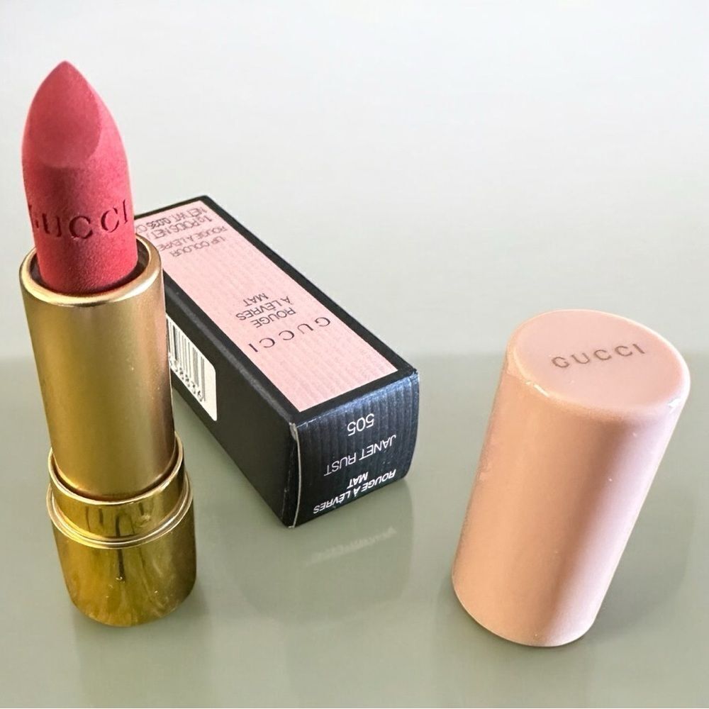 Gucci Rouge à Lèvres Mat Lipstick - Janet Rust 505 Gucci Rouge à Lèvres Lipstick - Picture 7 of 17